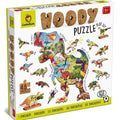 Ludattica - Woody Puzzle DINOSAURS