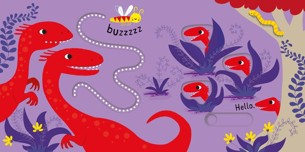 Slide And See Dinosaurs board book: Usborne
