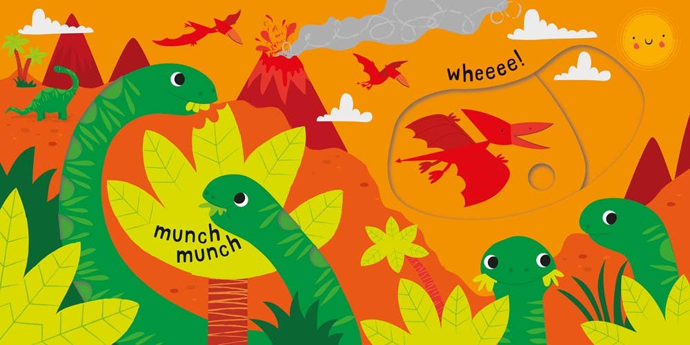 Slide And See Dinosaurs board book: Usborne