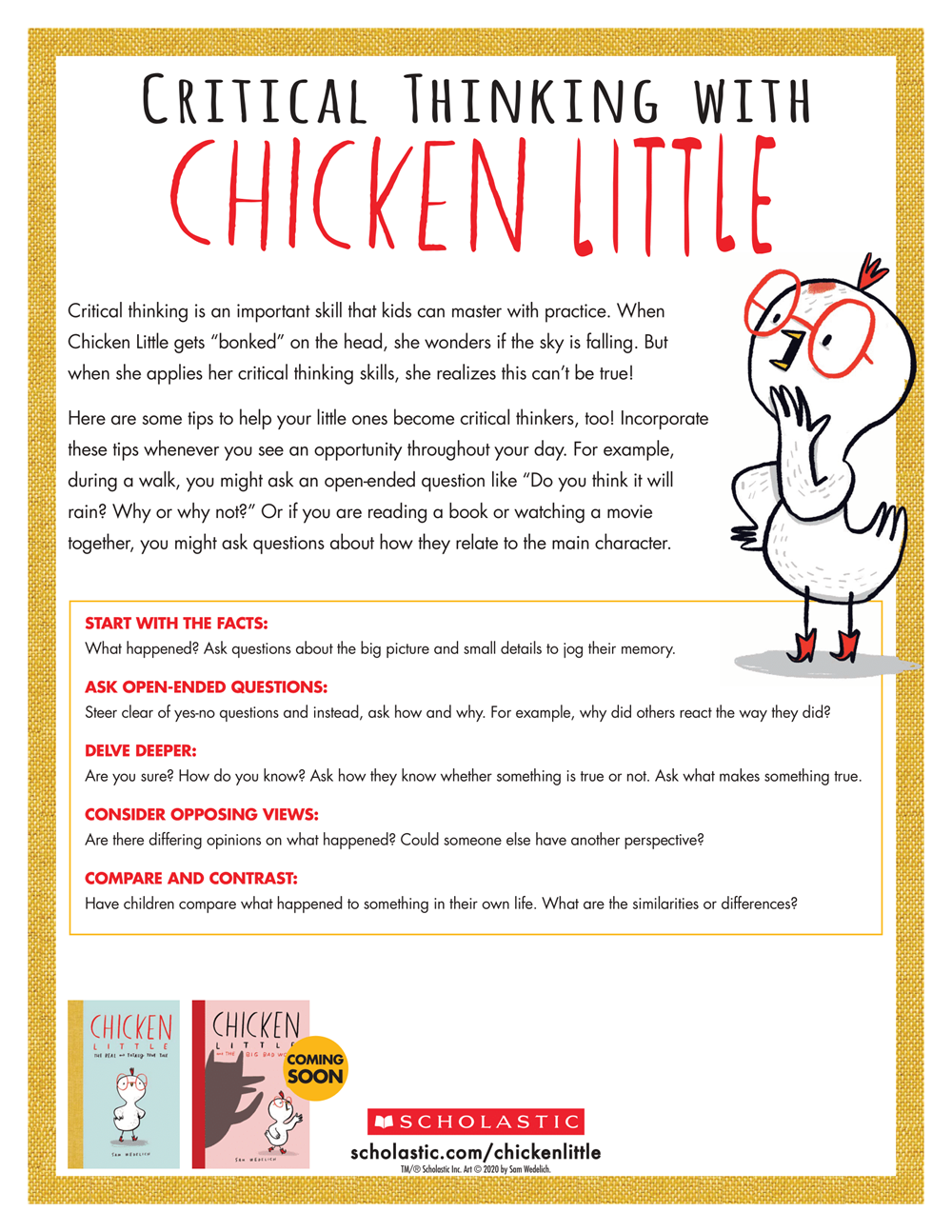Chicken Little And The Very Long Race