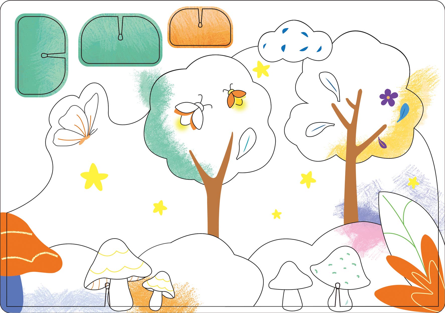 Avenir - Crayon Activity Kit FOREST CONCERT