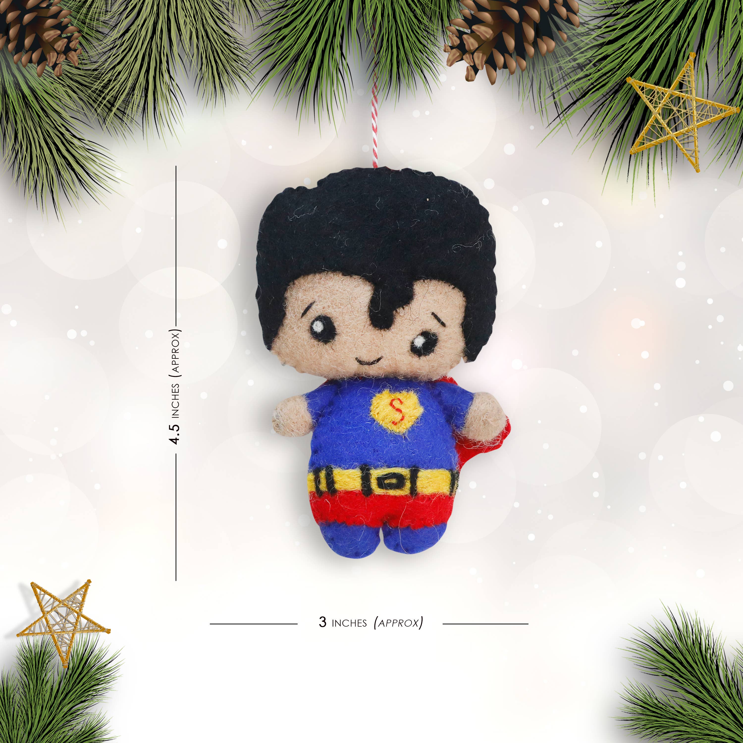 Felt Ornament Steel Titan