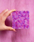 Purple Terrazzo Travel Earring Holder