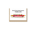 Mini Micest Person | Enclosure-sized Thank You Greeting Card