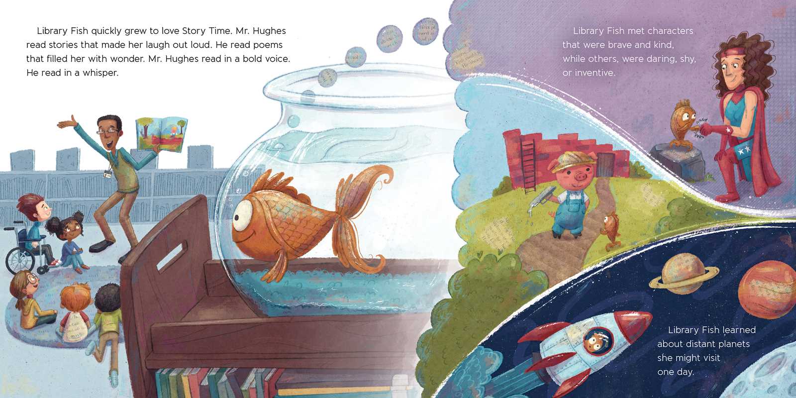 Library Fish by Alyssa Satin Capucilli