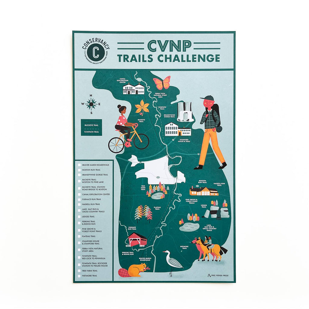 Cuyahoga Valley National Park Map - Cleveland / Akron