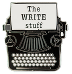 Typewriter Enamel Pin