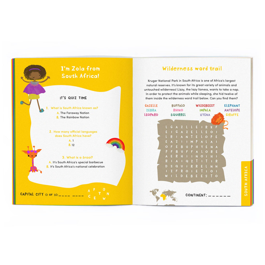 Around the World Kids Activity Book | Bookish Spring Gift