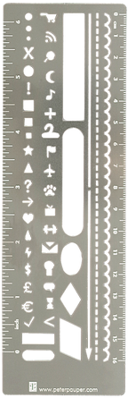 Metal Stencil Bookmark