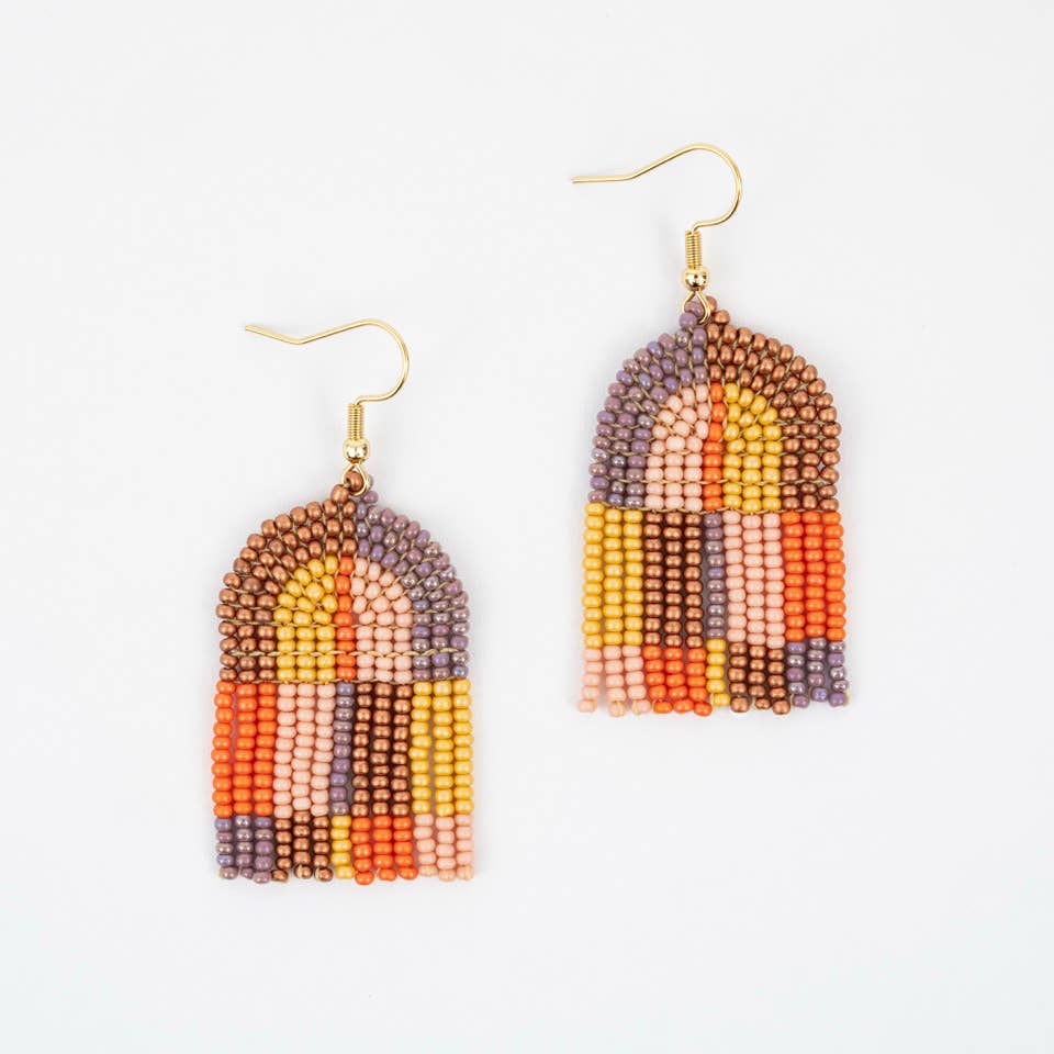 Patchwork Arco Earrings