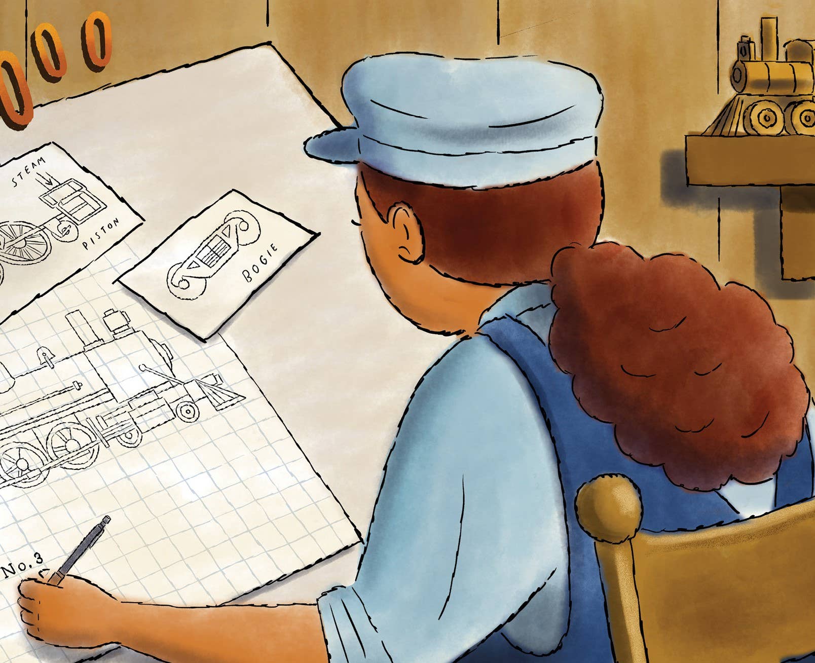 Let's Build a Little Train Picture Book