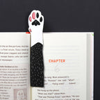 Cat Paw Bookmark - Tuxedo (it's die cut!)