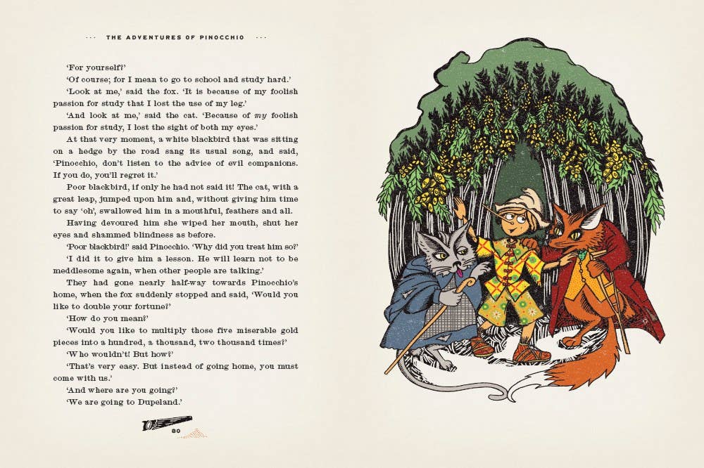 Adventures of Pinocchio: MinaLima Edition by Carlo Collodi