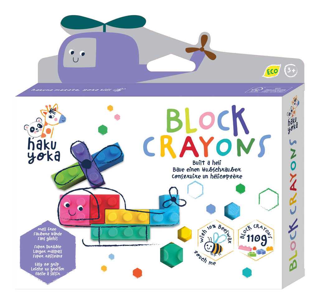 Haku Yoka - FULL Display Block Crayons, 9