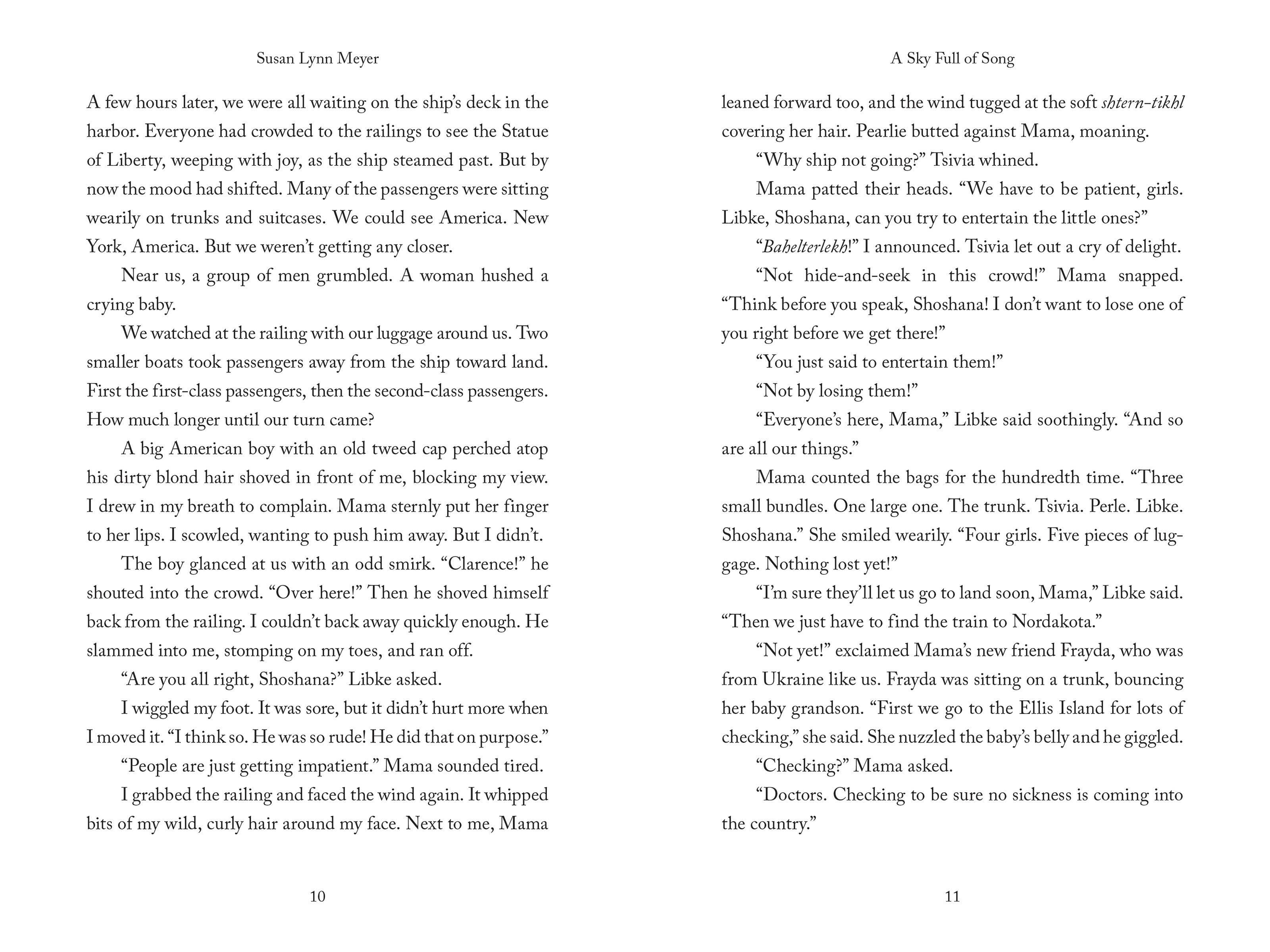 A Sky Full of Song by Susan Lynn Meyer