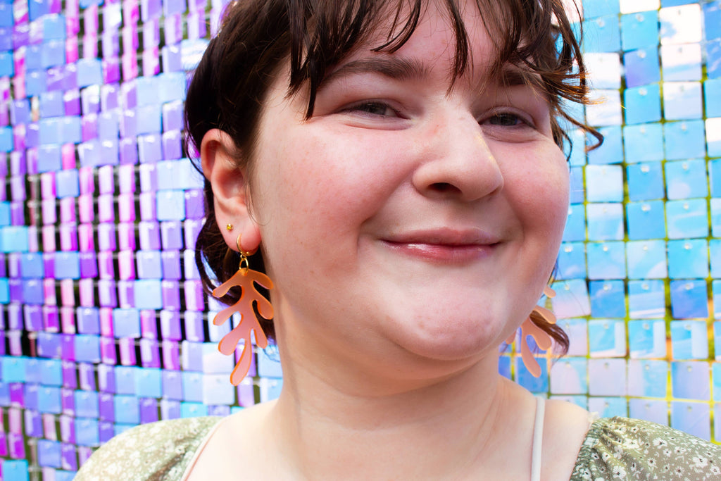 Happy as a Clam Beach Earrings