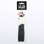 Cat Paw Bookmark - Tuxedo (it's die cut!)
