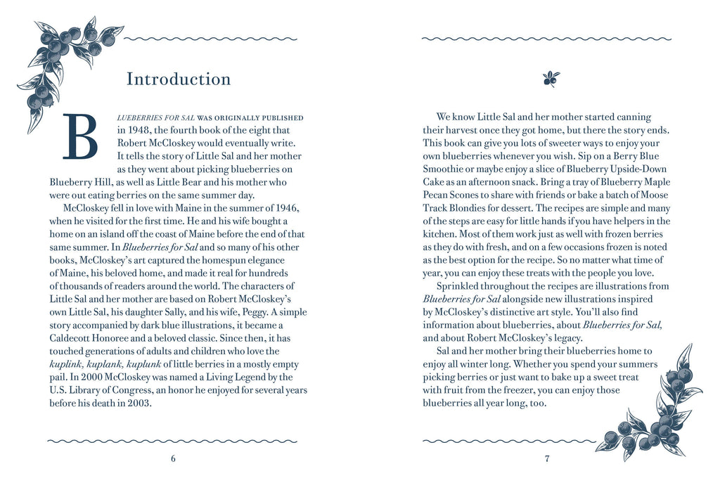 Blueberries for Sal Cookbook