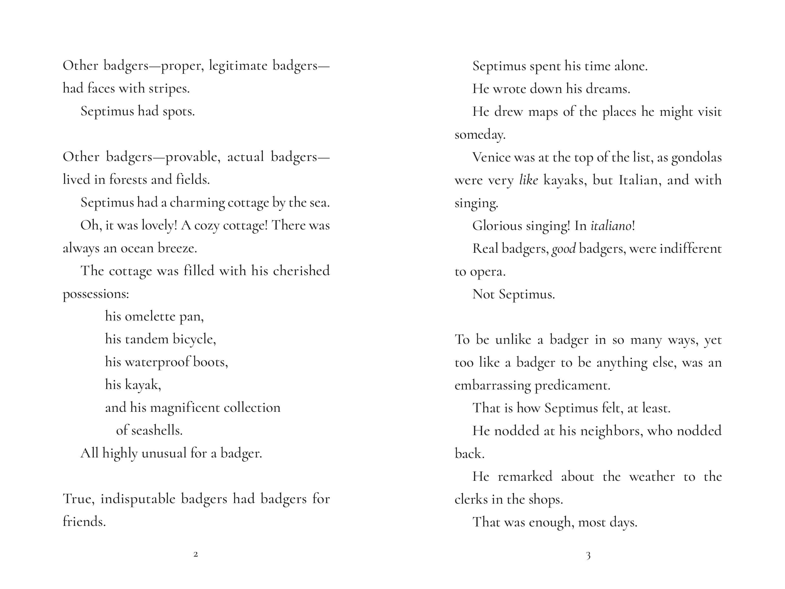 Bad Badger: A Love Story by Maryrose Wood (Hardcover)