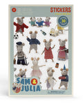 Sam & Julia - Sticker sheets, 3 sheets