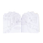 Box of 6 Coloring Books  & asstd Stickers The Big Family