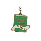 Metal Keyring – Born to Read