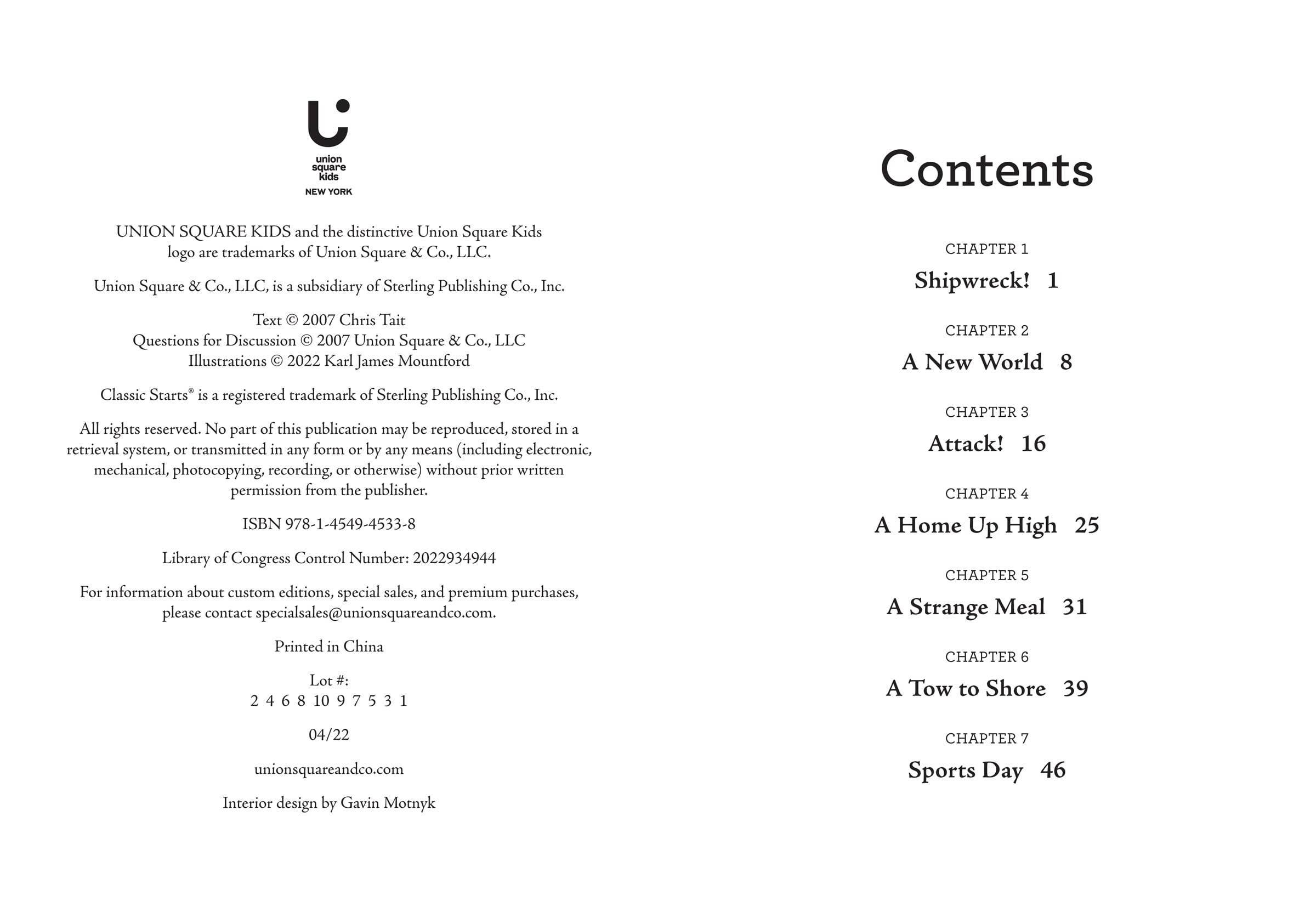 Classic Starts®️: The Swiss Family Robinson (Abridged Editio