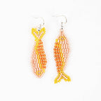 One Fish Two Fish Beaded Earrings