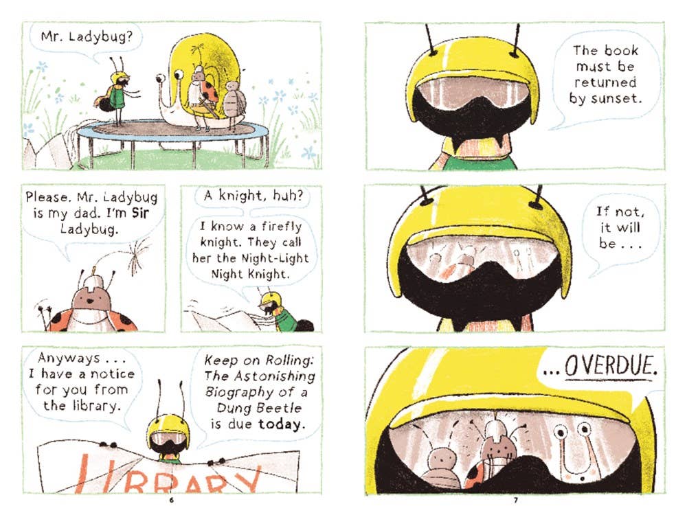 Sir Ladybug and the Bookworms : Corey R. Tabor