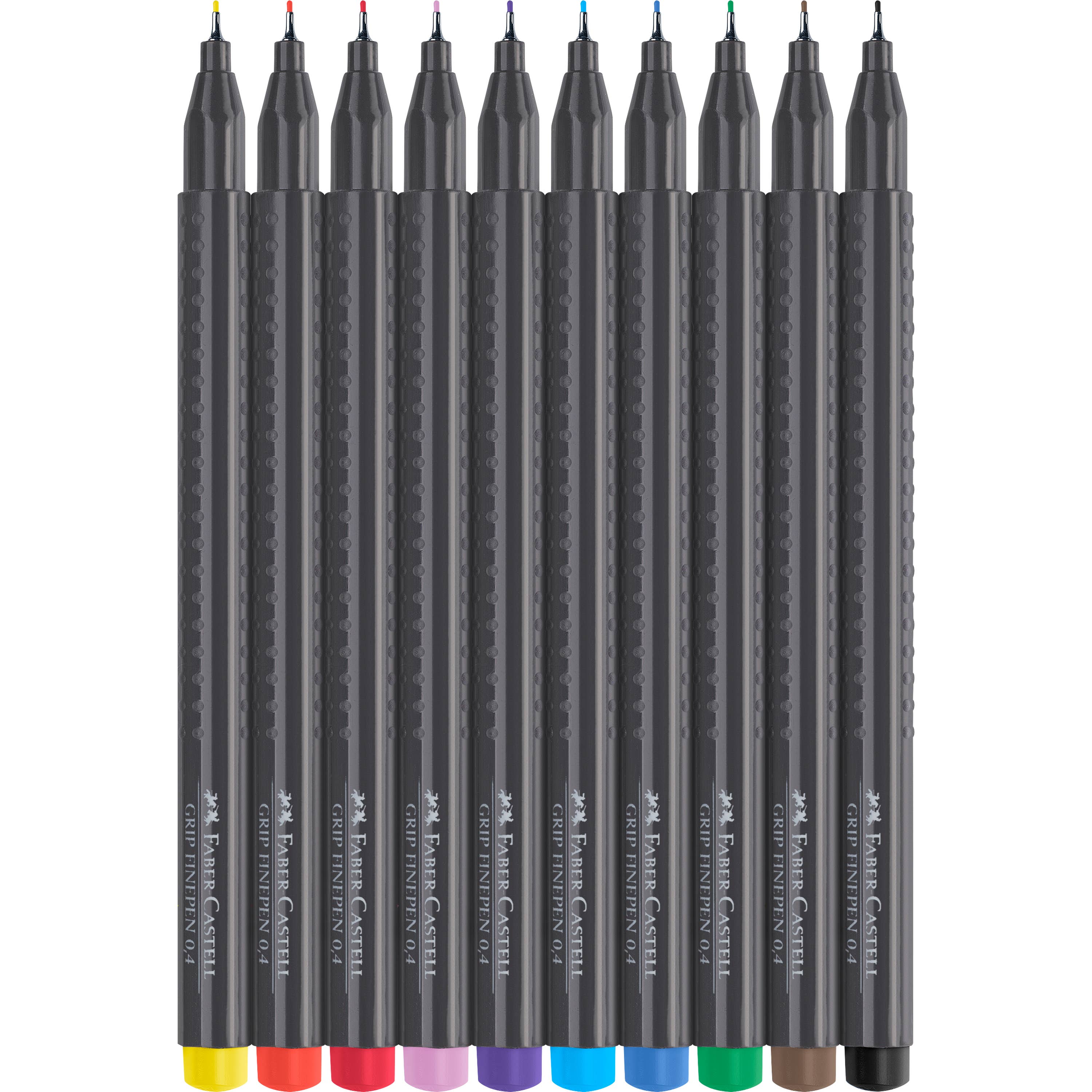 Grip Fineliner Thin Markers 10ct Set