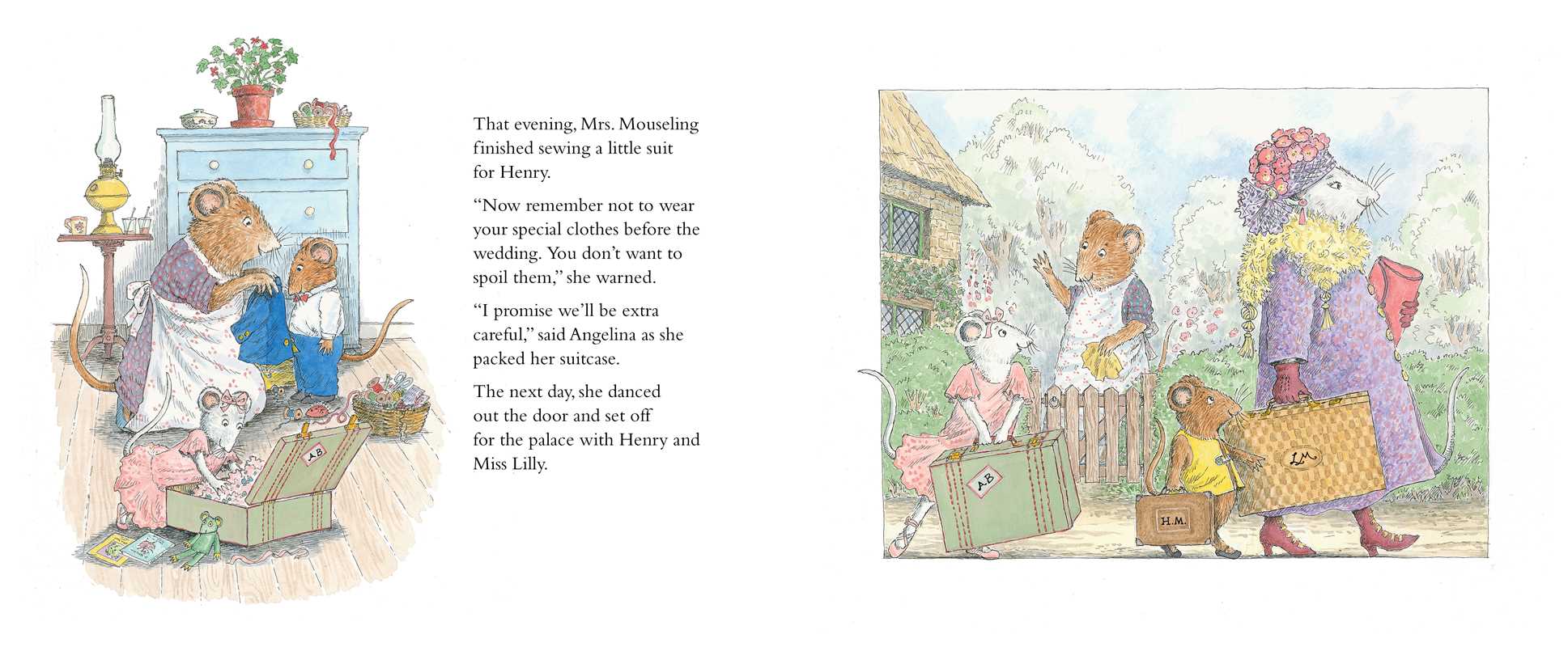 Angelina and the Royal Wedding by Katharine Holabird