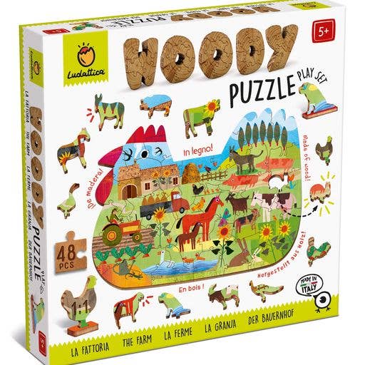 Ludattica - Woody Puzzle THE FARM