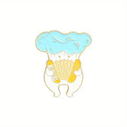 Creative Mushroom Enamel Pins for Backpacks and Clothes