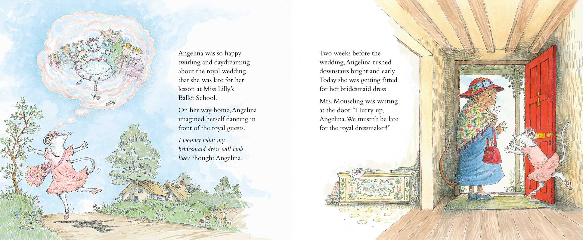 Angelina and the Royal Wedding by Katharine Holabird