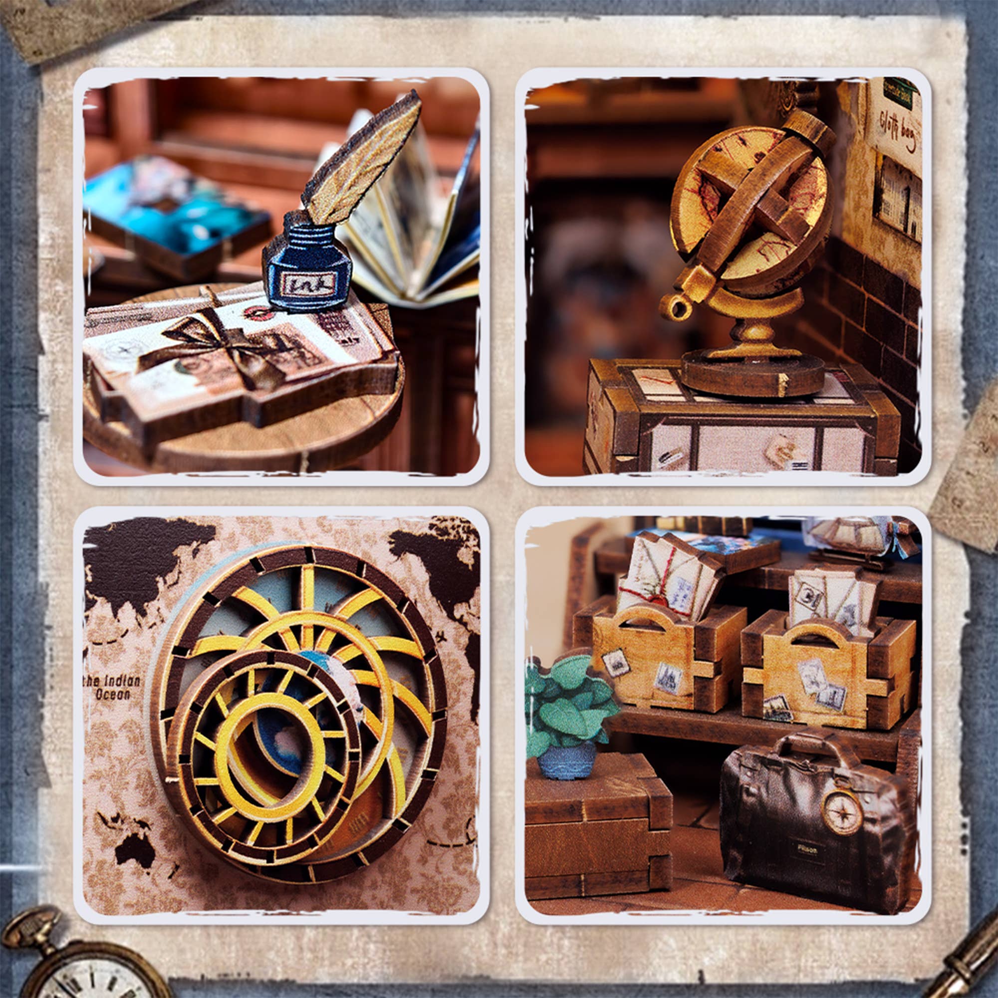 DIY Book Nook Kit: Journey Trace Bookshop