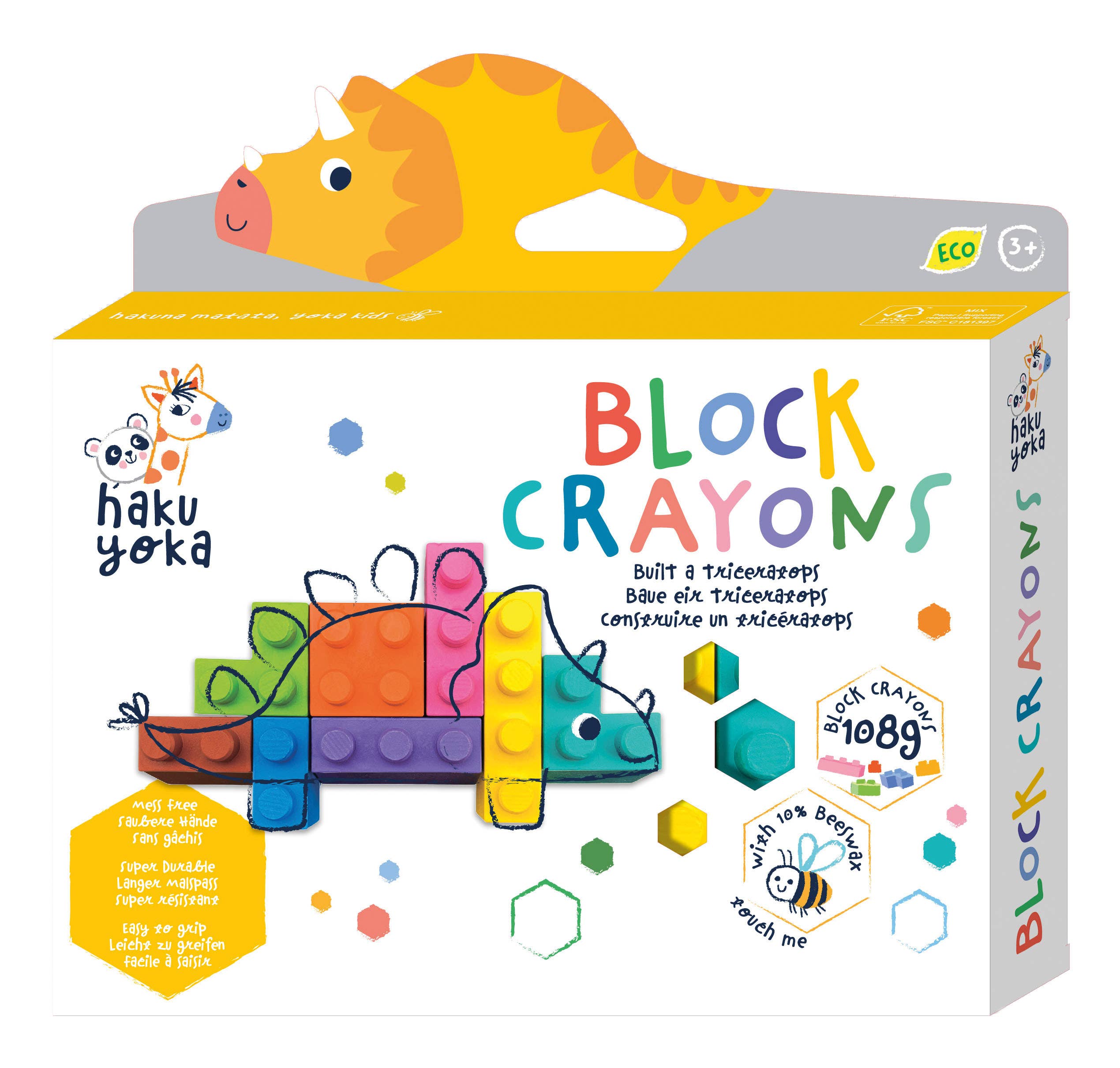 Haku Yoka - FULL Display Block Crayons, 9