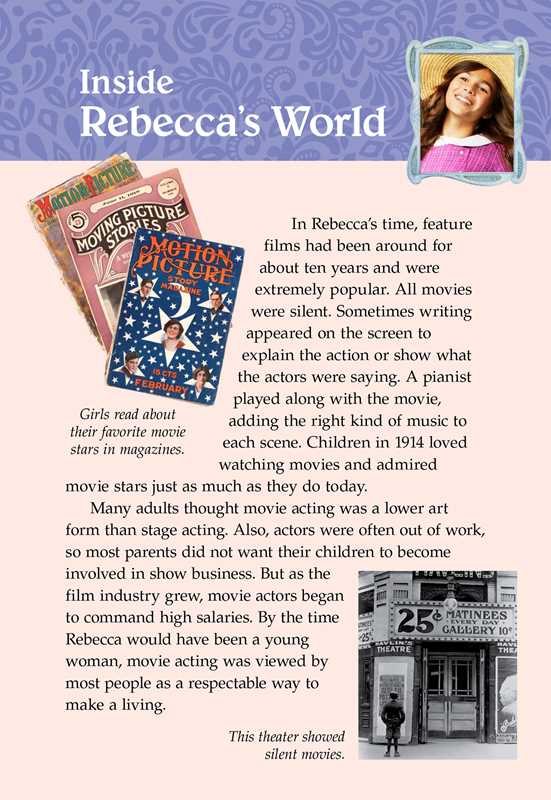 Rebecca: Lights, Camera, Rebecca! by Jacqueline Dembar Greene