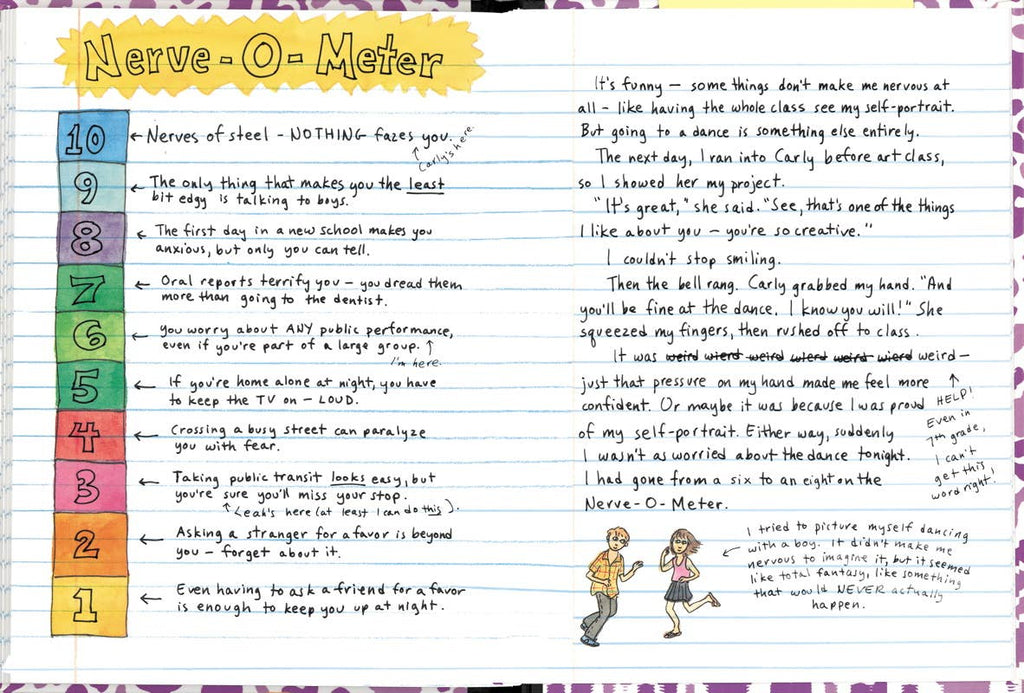 Amelia's 7th-Grade Notebook by Marissa Moss