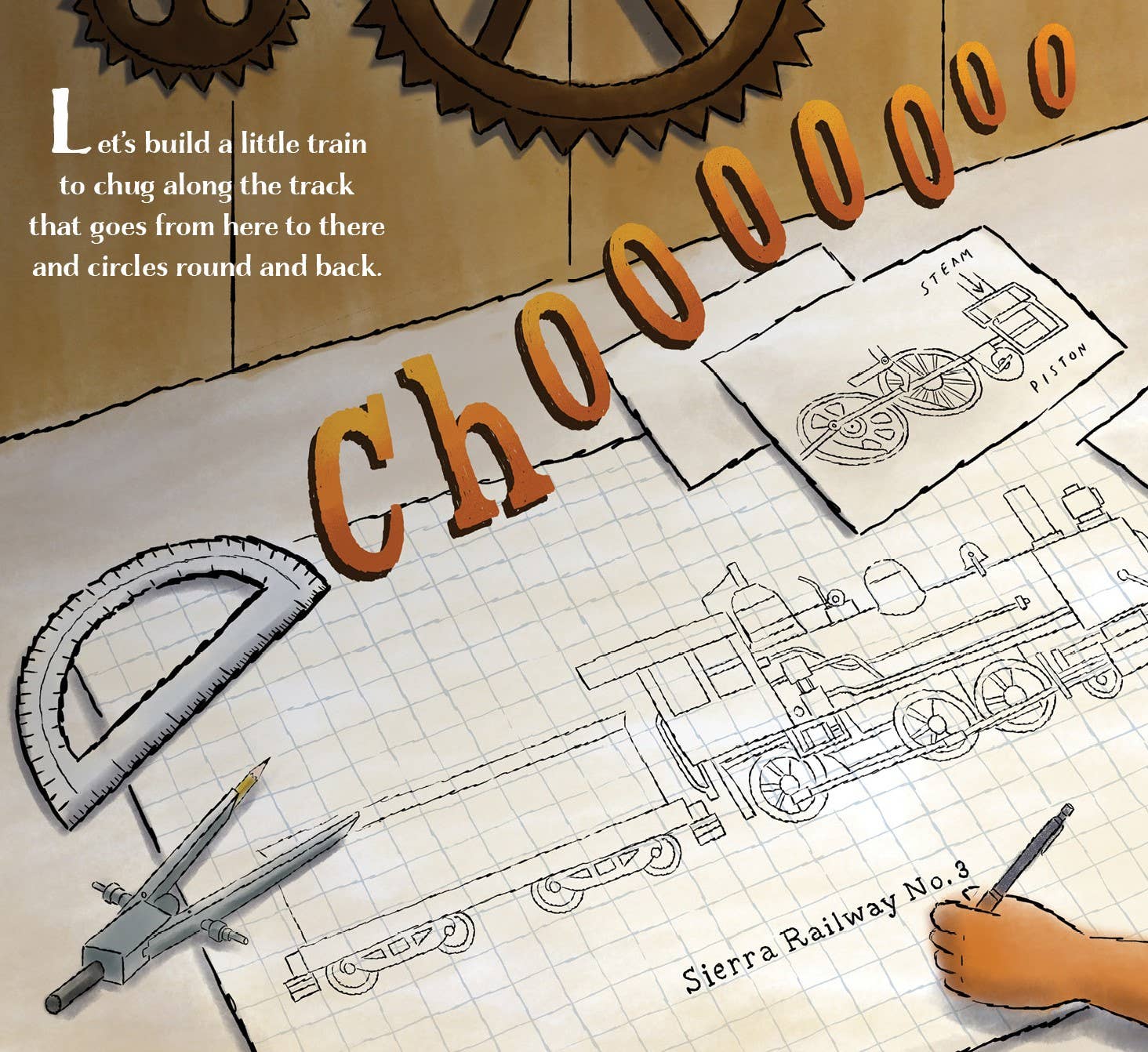 Let's Build a Little Train Picture Book