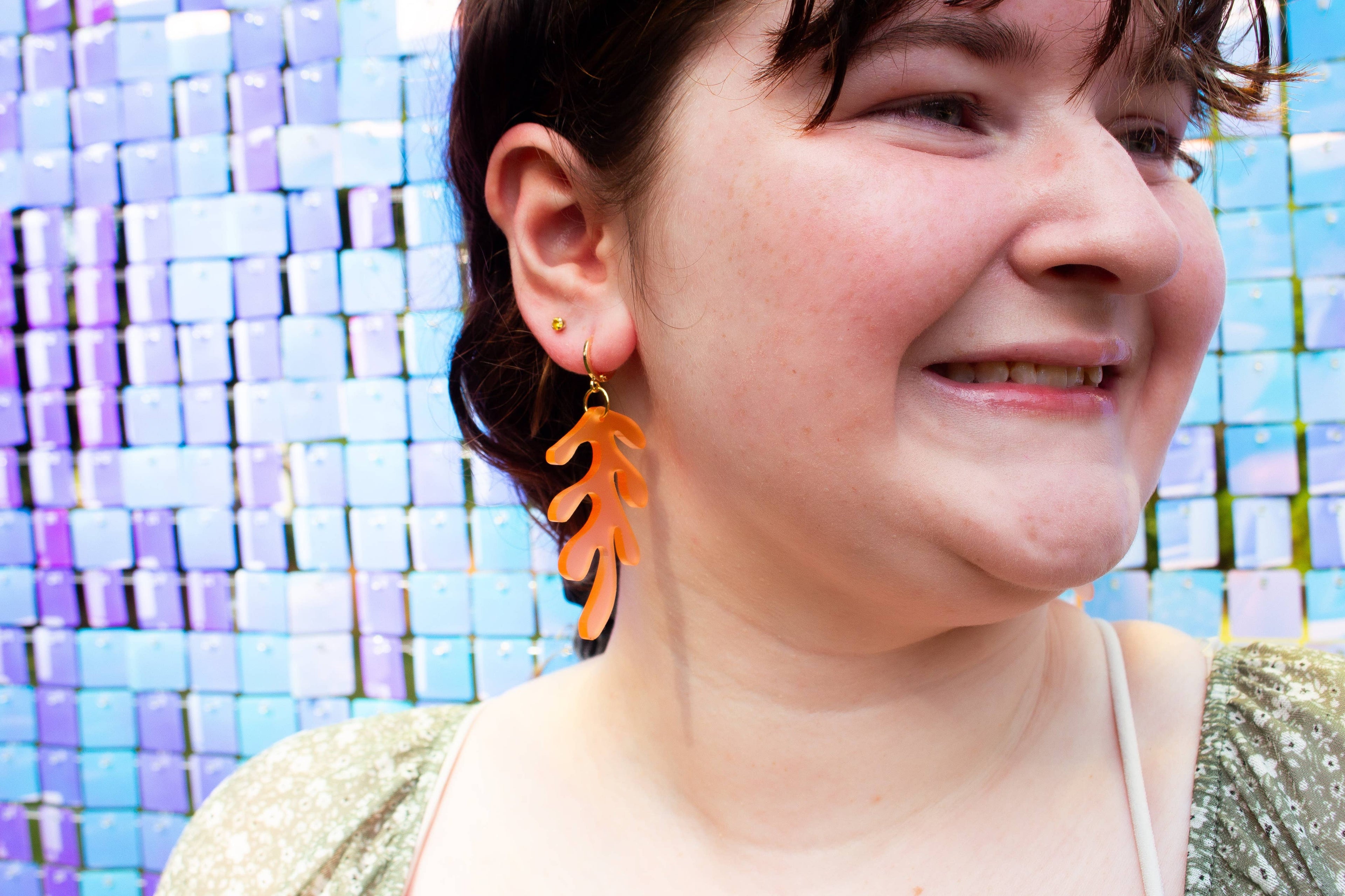 Happy as a Clam Beach Earrings