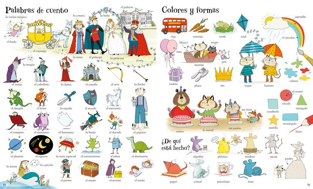 Big Book Of Spanish Words : Usborne
