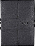 Black Leather Wrap Journal