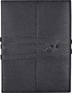 Black Leather Wrap Journal