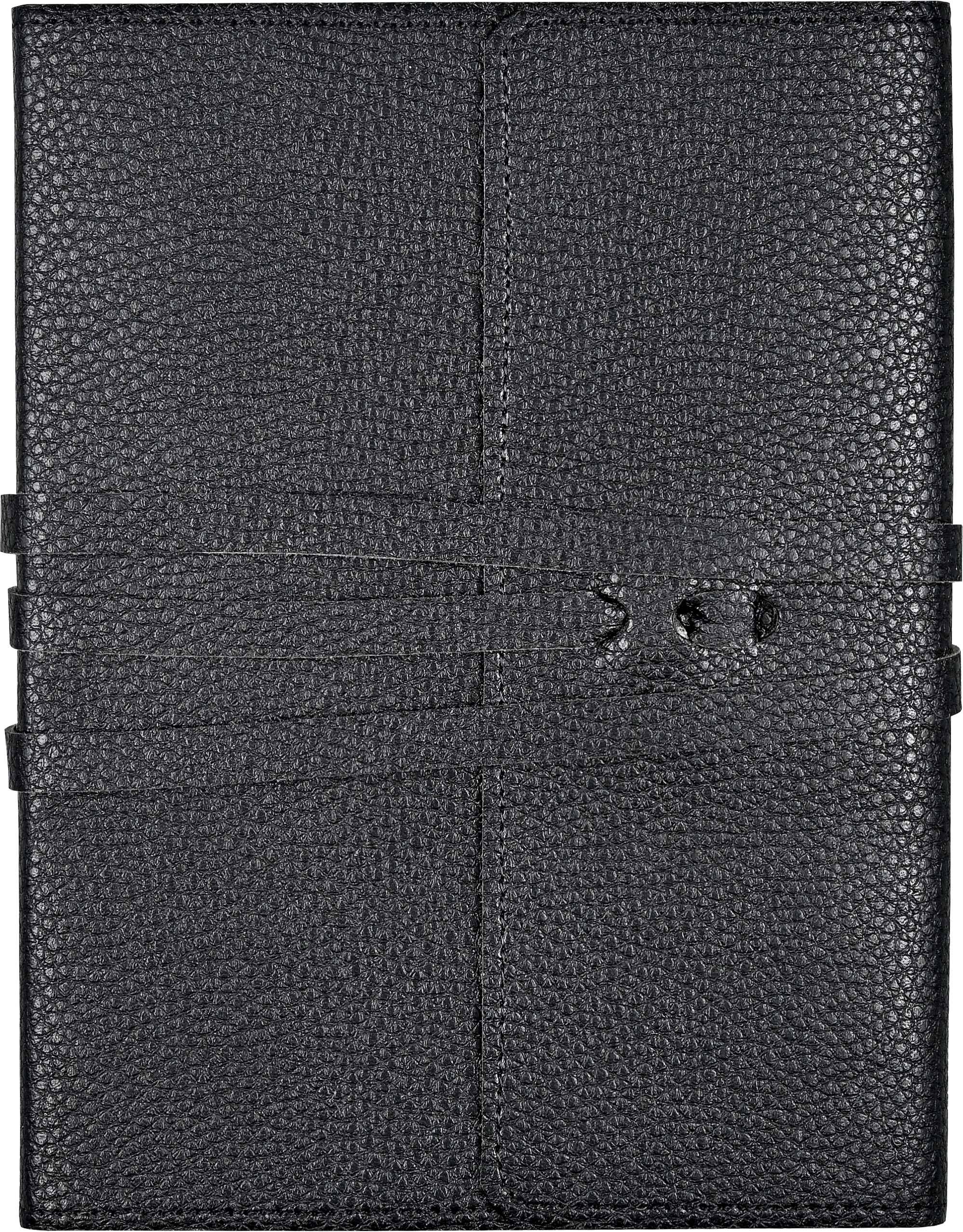 Black Leather Wrap Journal