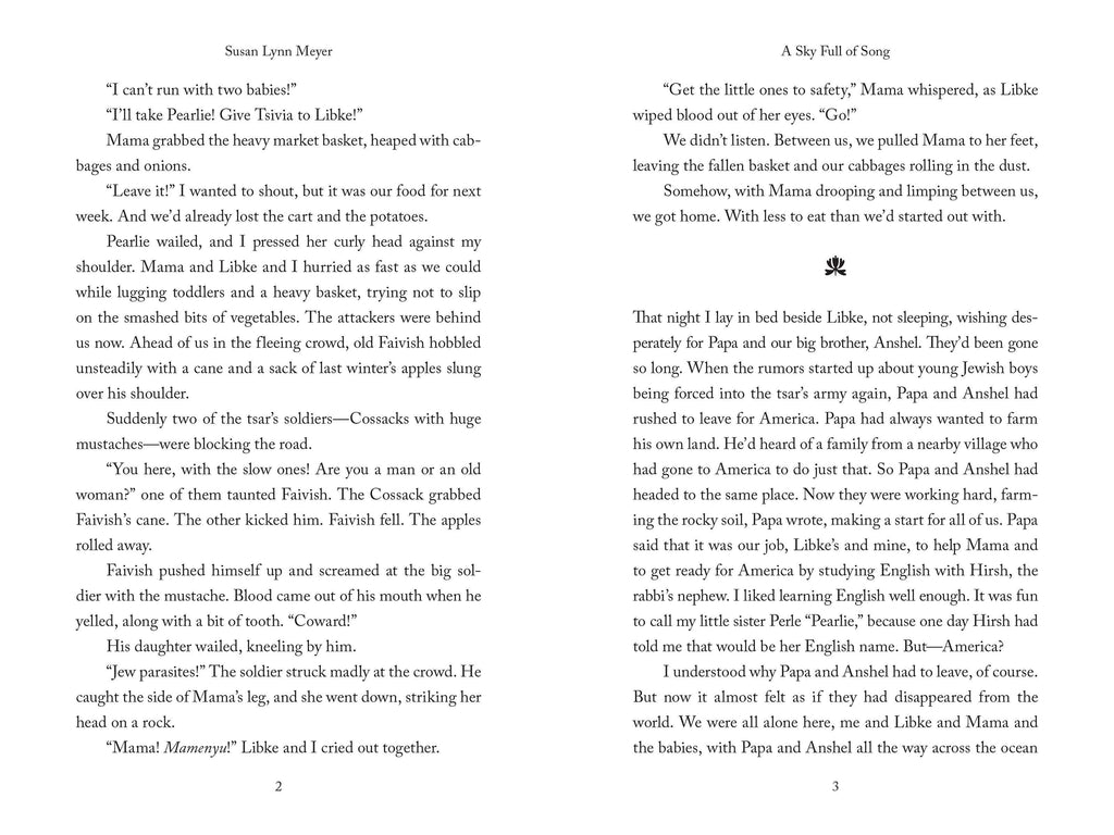 A Sky Full of Song by Susan Lynn Meyer