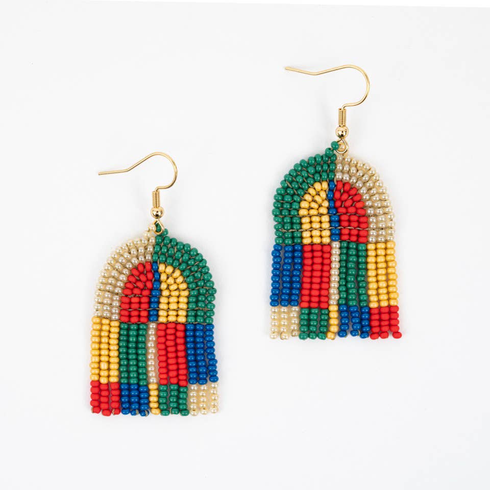 Patchwork Arco Earrings