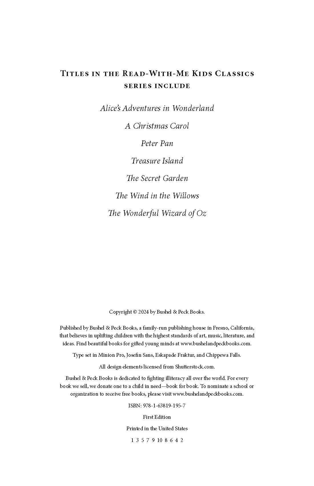 Alice's Adventures in Wonderland: The Read-With-Me Edition