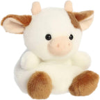 5" Plush Pal Caroline Brown Cow Palm Pals Stuffed Animal