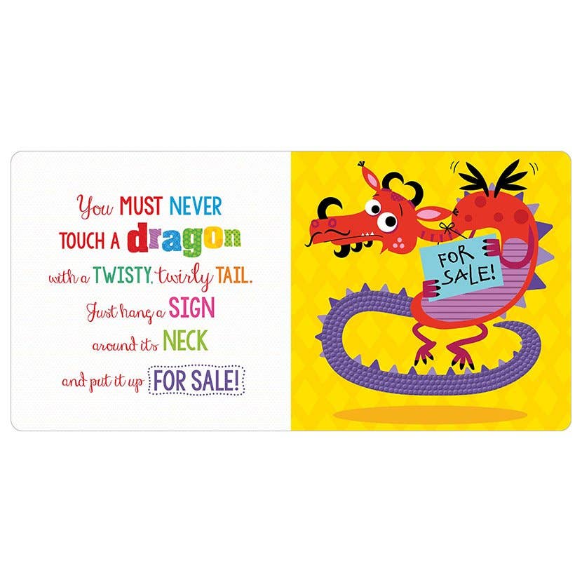 Board Book Never Touch a Dragon!