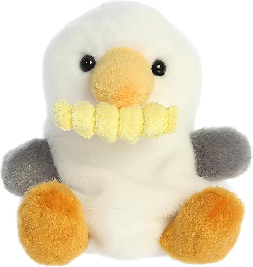 5" Plush Pal Buoy Seagull Bird with Fry Palms Stuffed Animal